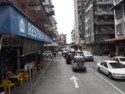 One of the streets in downtown Sandakan